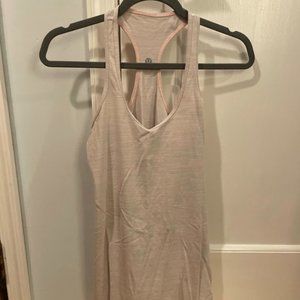 Women's Pink LuluLemon Exercise Tank Top